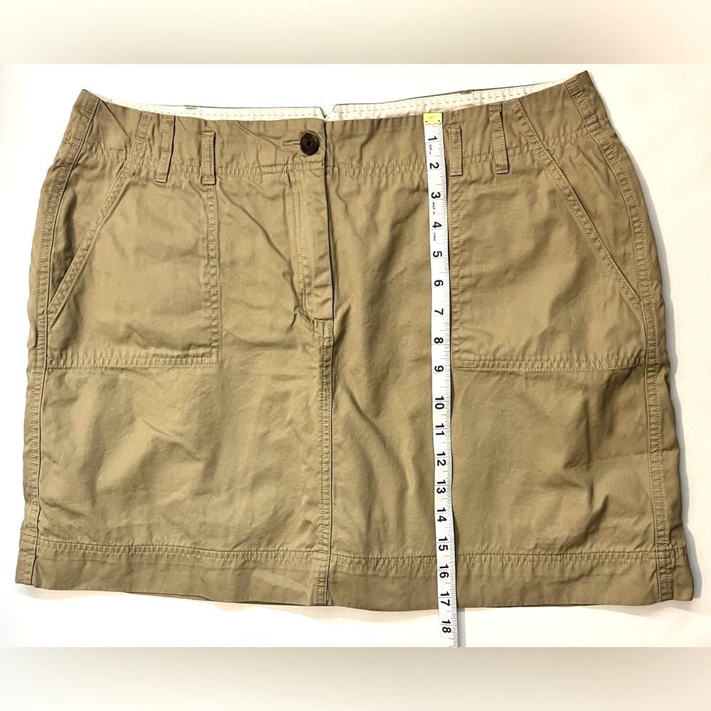 Lands End Women’s Tan Skirt Casual Skirt with Shorts Skort Size 16P - Picture 14 of 14